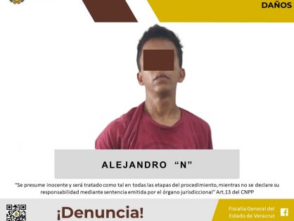 Vinculado a proceso como presunto responsable de los delitos de lesiones dolosas y daños