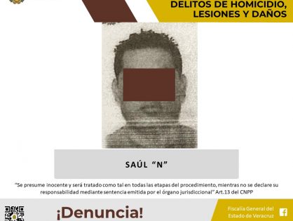 Vinculado a proceso como presunto responsable de los delitos de homicidio, lesiones y daños