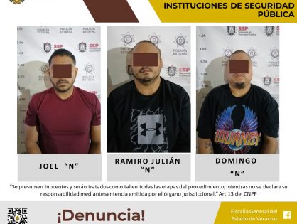 Vinculados a proceso como presuntos responsables de los delitos de privación de la libertad física y contra las instituciones de seguridad pública