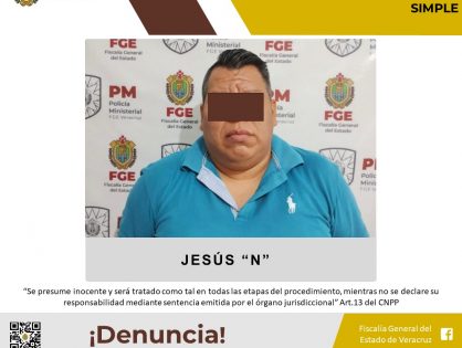 Vinculado a proceso como presunto responsable del delito de homicidio doloso simple