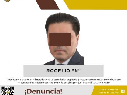 Vinculado a proceso Rogelio “N”, ex Secretario de Gobierno de Veracruz, como presunto responsable del delito de violencia familiar