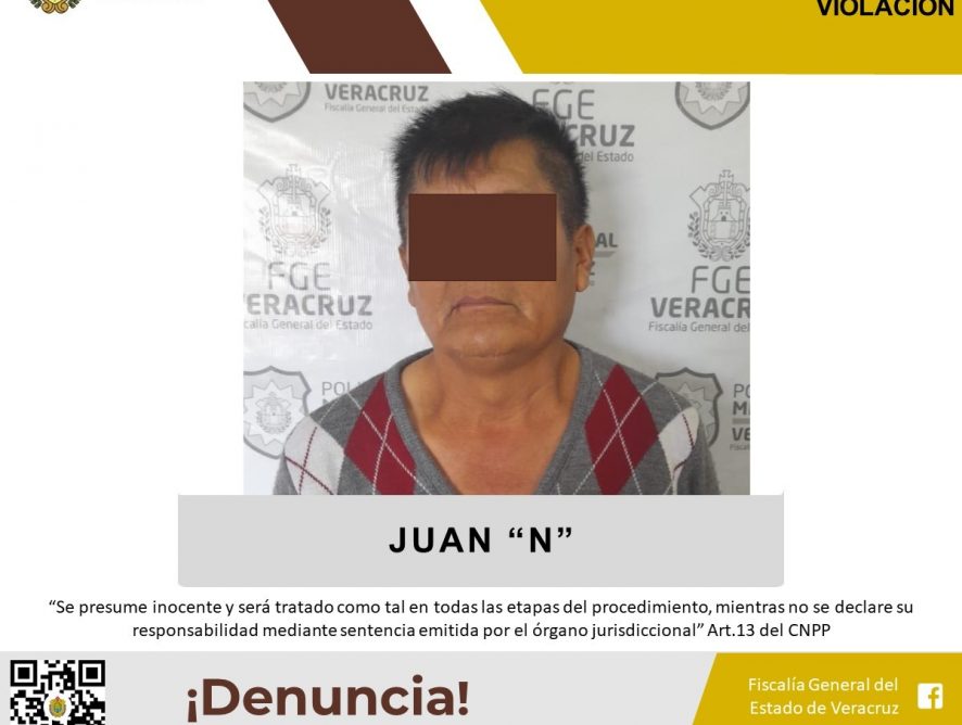 Detenido como presunto responsable del delito de violación