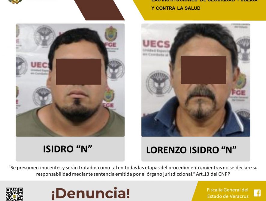 Vinculados a proceso como presuntos responsables de los delitos contra las instituciones de seguridad pública y contra la salud