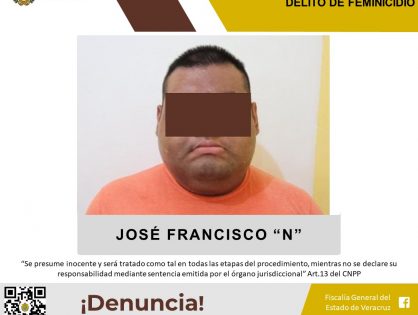 Vinculado a proceso como presunto responsable del delito de feminicidio