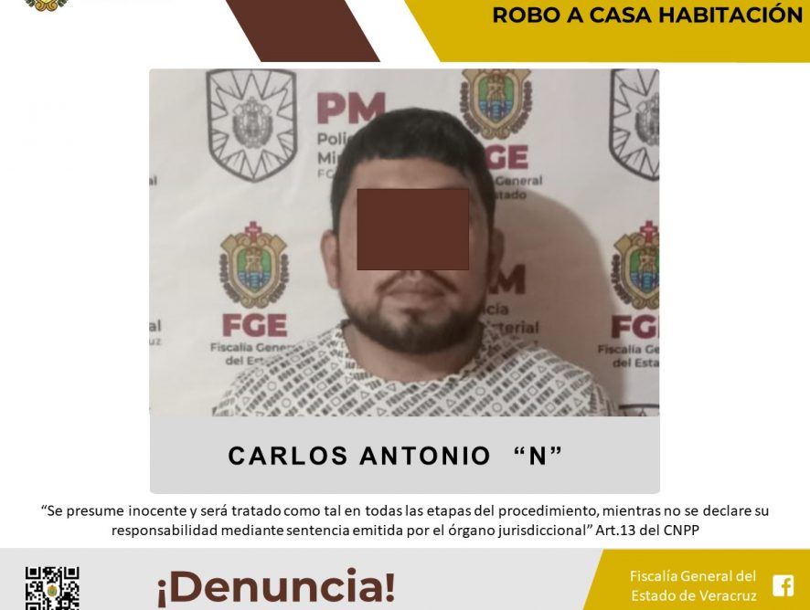 Vinculado a proceso como presunto responsable de los delitos de robo de vehículo y robo a casa habitación