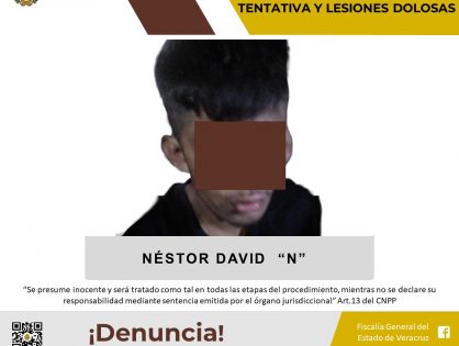 Imputado como presunto responsable de los delitos de robo simple en grado de tentativa y lesiones dolosas