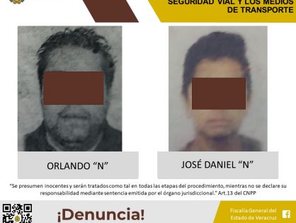 Vinculados a proceso como presuntos responsables de los delitos contra la seguridad vial y los medios de transporte