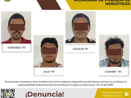 Vinculados a proceso como presuntos responsables del delito contra la salud en su modalidad de posesión de narcóticos
