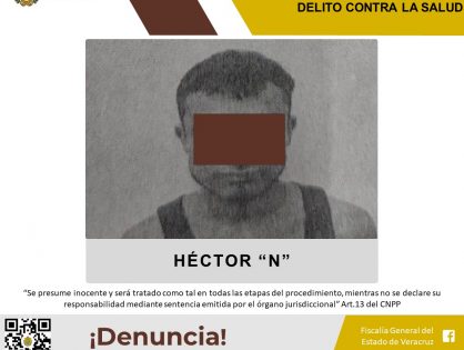 Vinculado a proceso como presunto responsable del delito contra la salud