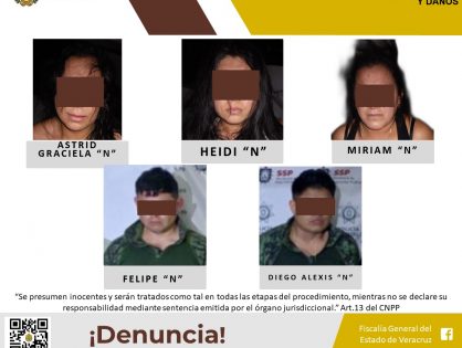 Vinculados a proceso como presuntos responsables de los delitos contra las instituciones de seguridad pública y daños