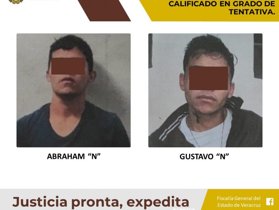 Sentenciados a 20 años de prisión por los delitos de homicidio doloso calificado y homicidio doloso calificado en grado de tentativa.