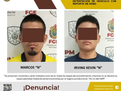 Vinculados a proceso como presuntos responsables del delito contra la salud y robo específico en su modalidad de detentación de vehículo con reporte de robo