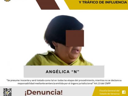 FGE LOGRA VINCULACIÓN A PROCESO EN CONTRA DE ANGÉLICA “N”