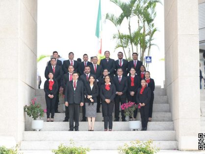 Fiscal General encabeza Ceremonia de Honores a la Bandera en Oficinas Centrales