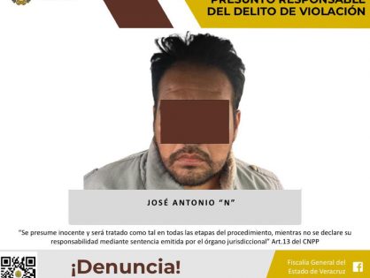 Detenido como presunto responsable del delito de violación