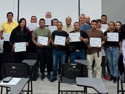 FGE concluye capacitación a policías municipales en Sistema Penal Acusatorio y Uso Legal de la Fuerza Policial