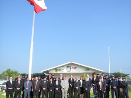 LA FISCAL GENERAL PRESIDE CEREMONIA DE HONORES A LA BANDERA