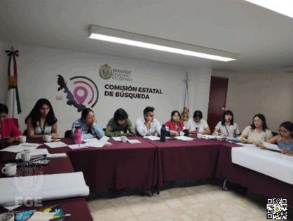 Capacita FGE a personal de la Comisión Estatal de Búsqueda Veracruz en materia de trata de personas