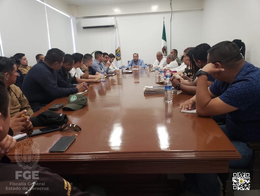 FGE participa en reunión de trabajo con mandos de la SSP