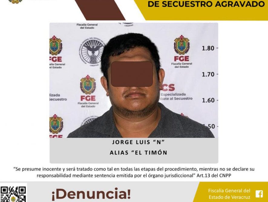 Imputado como presunto responsable del delito de secuestro agravado