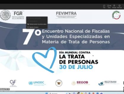 Séptimo Encuentro Nacional de Fiscalías y Unidades Especializadas en Materia de Trata de Personas