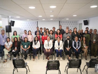 FGE imparte capacitación sobre la ruta de actuación en casos de hostigamiento y acoso sexual.