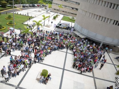 Fiscal General encabeza segundo simulacro Nacional 2023 en oficinas centrales