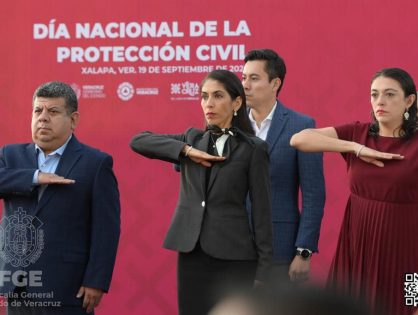 FISCAL GENERAL RECONOCE A LAS Y LOS INTEGRANTES DE LOS SISTEMAS NACIONAL Y ESTATAL DE PROTECCIÓN CIVIL