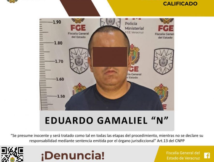 Detenido como presunto responsable del delito de homicidio doloso calificado en Yanga