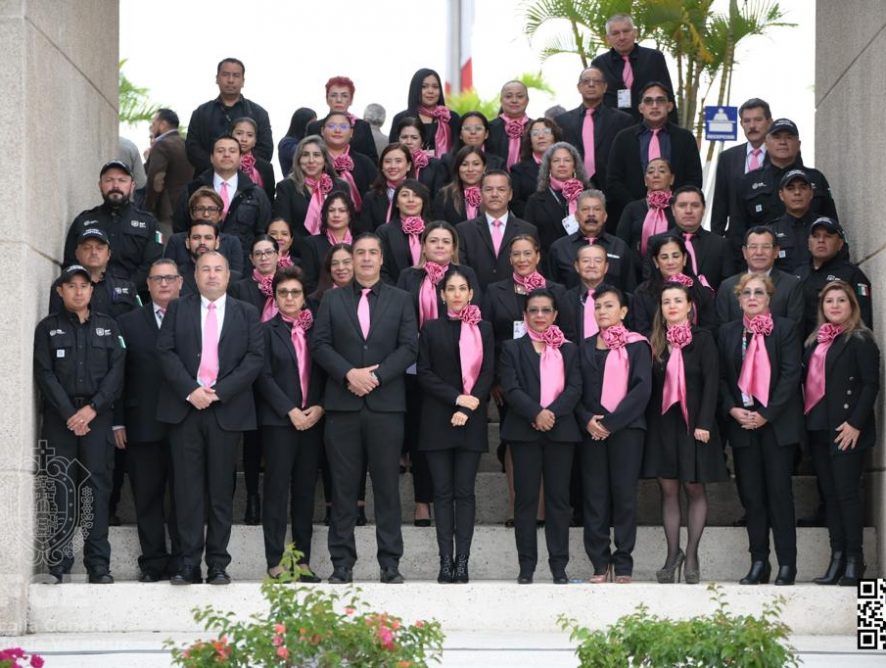 LA FISCAL GENERAL DEL ESTADO ENCABEZA LA CEREMONIA DE HONORES A LA BANDERA