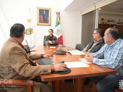 LA FISCAL GENERAL SOSTIENE REUNIÓN DE TRABAJO CON FUNCIONARIOS DE DISTINTAS ÁREAS