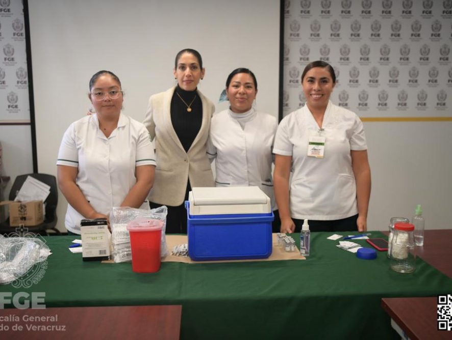 IMSS IMPLEMENTA JORNADA DE VACUNACIÓN CONTRA LA INFLUENZA EN INSTALACIONES DE LA FGE