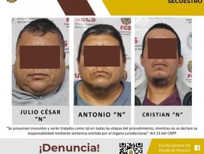 Vinculado a proceso como presunto responsable de los delitos de secuestro agravado y secuestro exprés