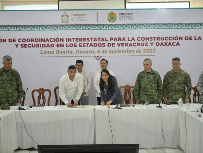 Reunión de Coordinación Interestatal para la Construcción de la Paz y Seguridad de los estados de Veracruz y Oaxaca