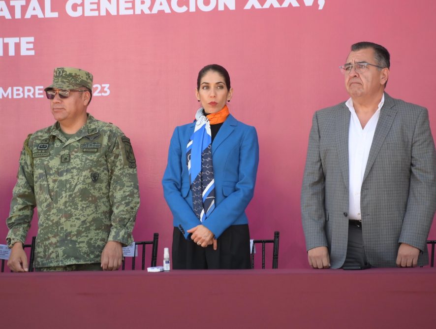 Fiscal General asiste a Ceremonia de Graduación de los Cursos de Formación Inicial para Policías Preventivos Generación XXXV, Municipal y Equivalente