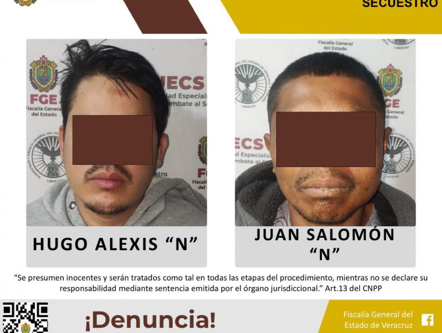 Imputados como presuntos responsables del delito de secuestro