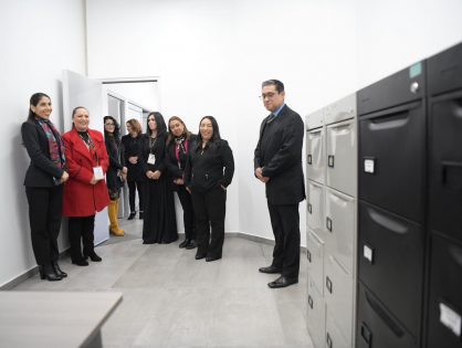 Fiscal General inaugura la primera etapa de la bodega de indicios en oficinas centrales