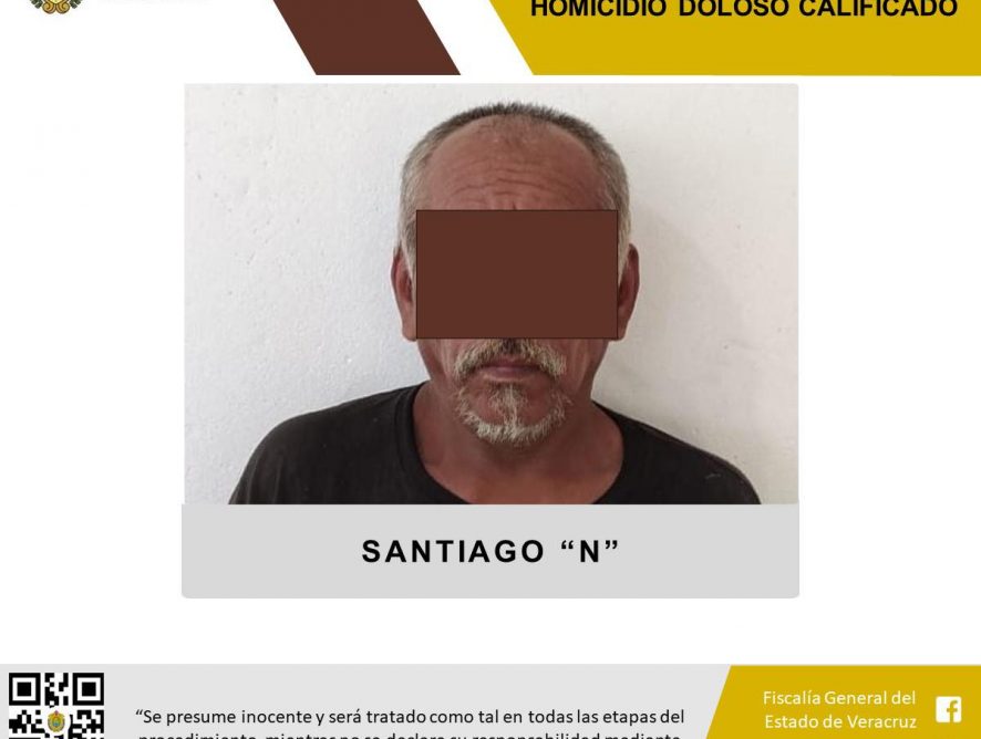 Detenido como probable responsable del delito de homicidio doloso calificado