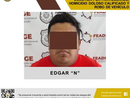 Vinculado a proceso como probable responsable de los delitos de desaparición cometida por particulares, homicidio doloso calificado y robo de vehículo