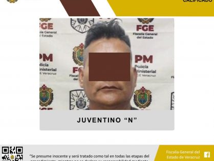 Detenido como presunto responsable del delito de homicidio doloso calificado