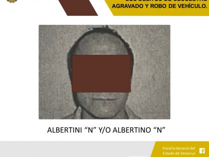 Sentenciado a 60 años de prisión como responsable de los delitos de secuestro agravado y robo de vehículo.