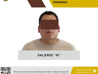 Detenido como presunto responsable del delito de desaparición forzada de personas