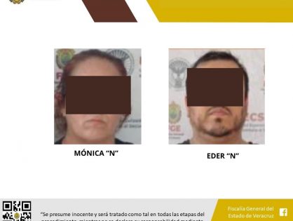 Detenidos como probables responsables del delito de secuestro agravado