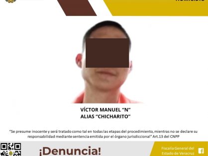 Detenido como probable responsable del delito de homicidio