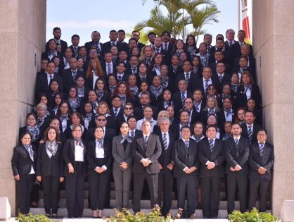 FISCAL GENERAL ENCABEZA CEREMONIA DE HONORES A LA BANDERA EN OFICINAS CENTRALES