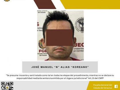 Detenido como probable responsable del delito de secuestro