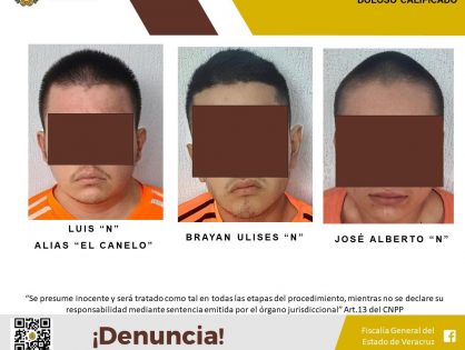 Imputados como probables responsables del delito de homicidio doloso calificado