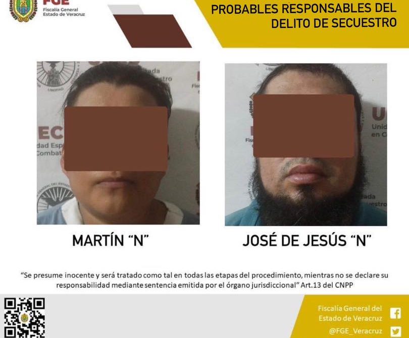 Vinculados a proceso como probables responsables del delito de secuestro