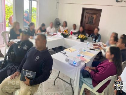 FGE participa en la Mesa de Coordinación de Construcción de la Paz y Seguridad, Región Xalapa