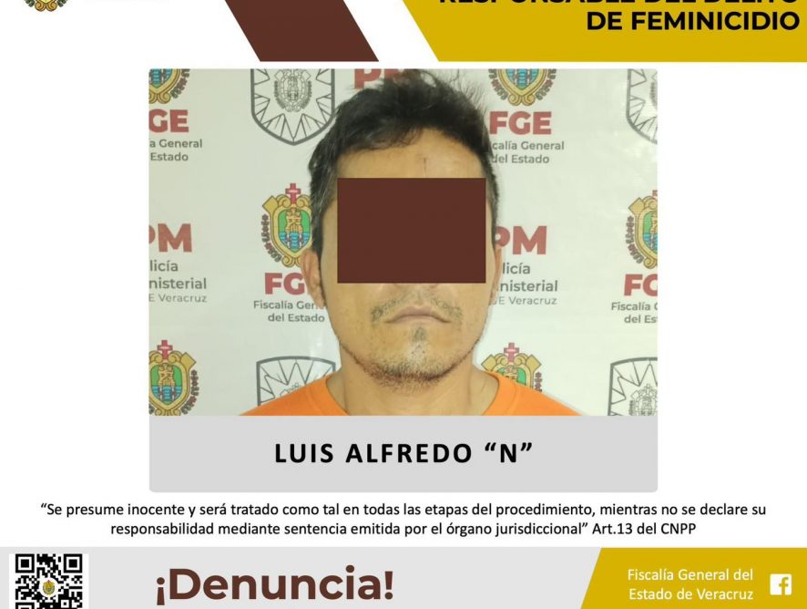 FGE INFORMA DETENCIÓN DE UN PRESUNTO RESPONSABLE DEL FEMINICIDIO DE NORIKO DALLANA “N” EN COATZACOALCOS